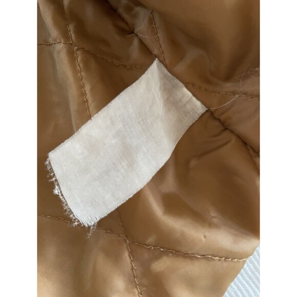 Genuine Dickies Hooded Work Jacket Brown Canvas Quilted Barn Coat 2XL (50-52) - Picture 9 of 16